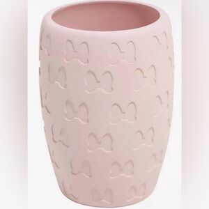 Minnie Mouse Pink Bathroom Embossed Bow Tumbler